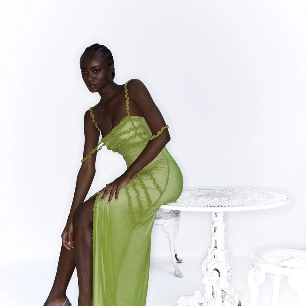 Laagam Arabella Ruffled dress